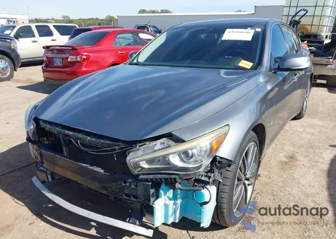 2014 Infiniti Q50 Sport z USA, uszkodzony, nr VIN JN1BV7AR5EM700387